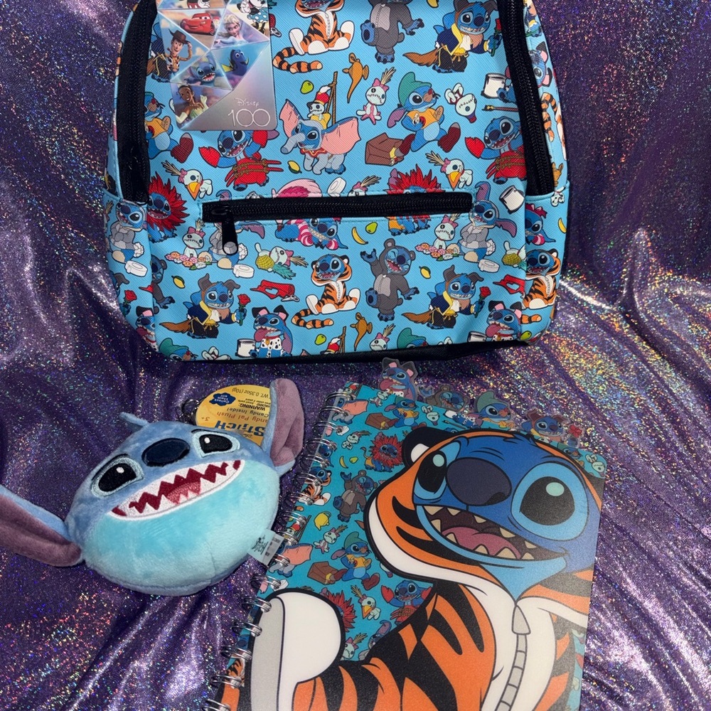 Bioworld Disney Stitch Mini Backpack - Picture 3 of 11